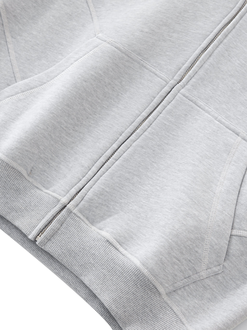 Boxy Zip Hoodie