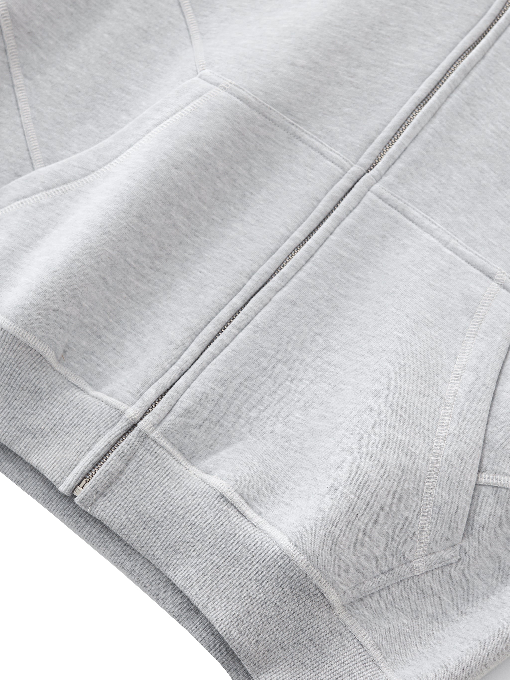 Boxy Zip Hoodie